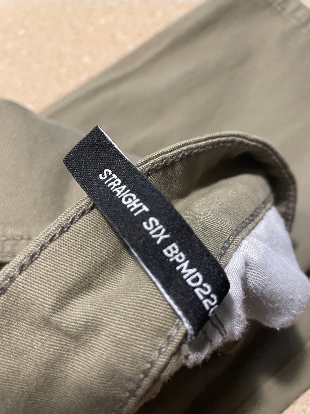 Buffalo David Bitton Olive-Tone Straight Leg Pants - Picture 6 of 9